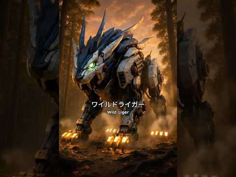 Zoids in Real Life with AI 😱 | Liger Zero, Dibison, Berserk Fury & More! #shorts