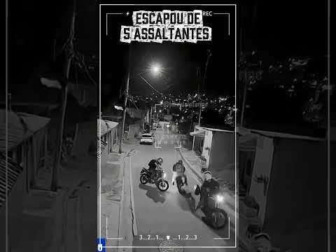 Delivery boy vs 5 robbers #motorcycle #escape #degree #244 #delivery boy #police #pm #news #vlog