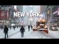 New York City LIVE Biggest NYC Snow BLIZZARD 2026 NYC Snowstorm Manhattan February 22 2026