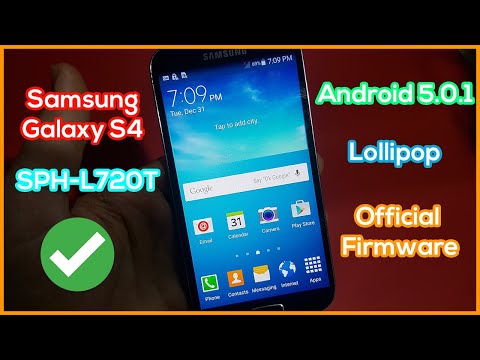 Install Official Firmware Samsung Galaxy S4 SPH-L720T Android 5.0.1 Lollipop
