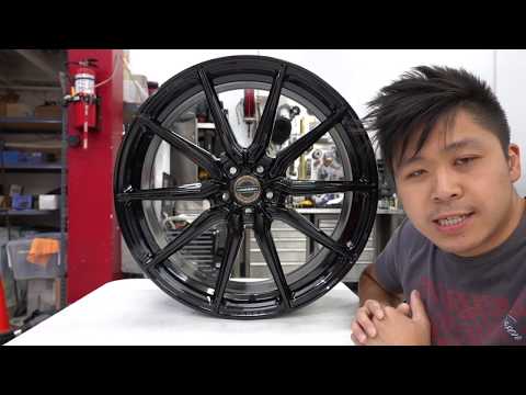 Unboxing/Quick Look: Vossen Wheels HF-3 Gloss Black w/ Sport Billet Cap