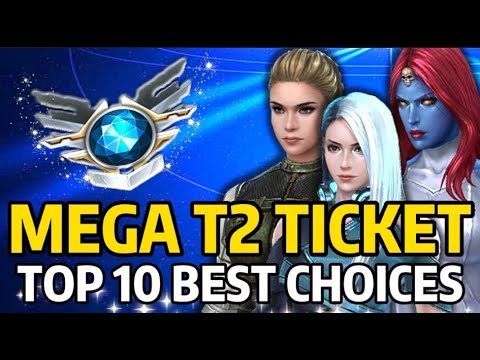 DON'T WASTE MEGA T2- TOP 10 BEST CHOICES UPDATED GUIDE I Marvel Future Fight