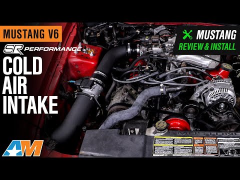 1994-1998 Mustang V6 SR Performance Cold Air Intake; Black Review & Install