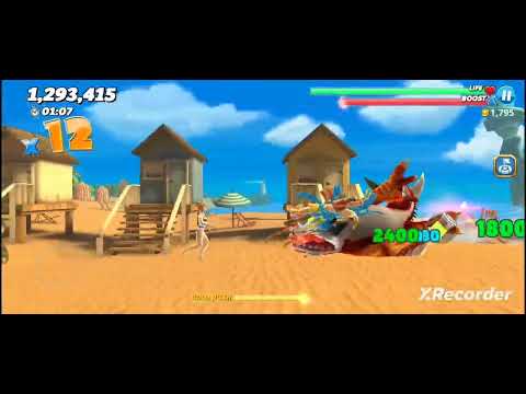 Meltdown shark vs Bay Map!!-Hungry Shark World