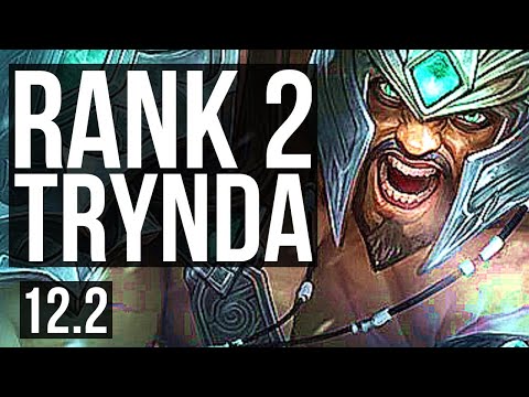 TRYNDA vs RIVEN (TOP) | Rank 2 Trynda, 9/0/5, Legendary, 500+ games, Rank 11 | KR Challenger | 12.2