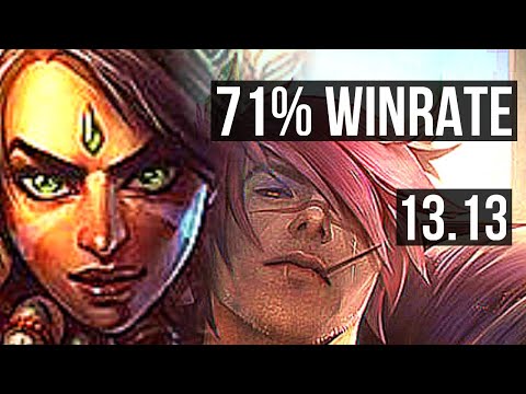 NIDALEE vs SETT (TOP) | 8/0/7, 71% winrate, 6 solo kills, Legendary | KR Diamond | 13.13