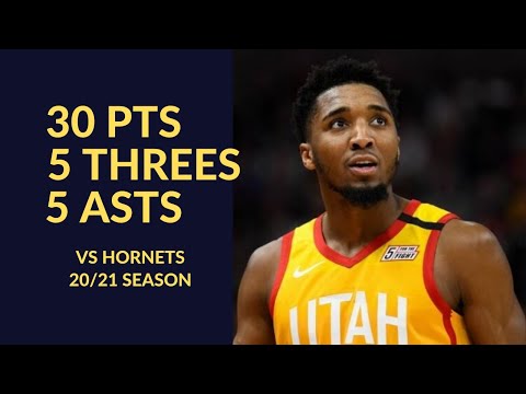 Donovan Mitchell 30 Pts 5 Threes 5 Asts 3 Rebs Highlights vs Charlotte Hornets | NBA 20/21 Season