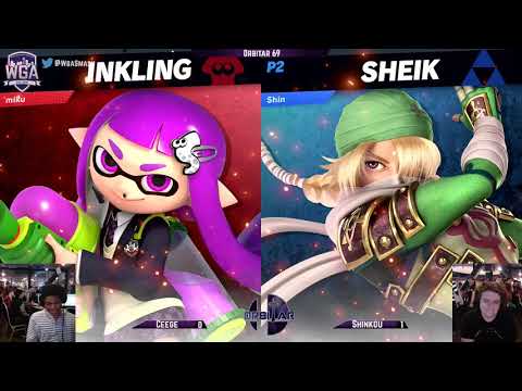 Ceege (Inkling) vs. Shinkou (Sheik) - Orbitar 69 - Pools
