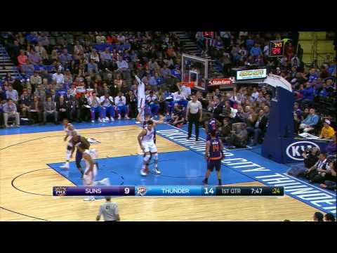 Serge Ibaka Highlights Suns vs. Thunder 12.14.2014 - 12 Points, 4 Rebounds
