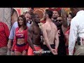 TEVIN FARMER VS. GUILLAUME FRENOIS - FULL WEIGH IN & FACE OFF VIDEO