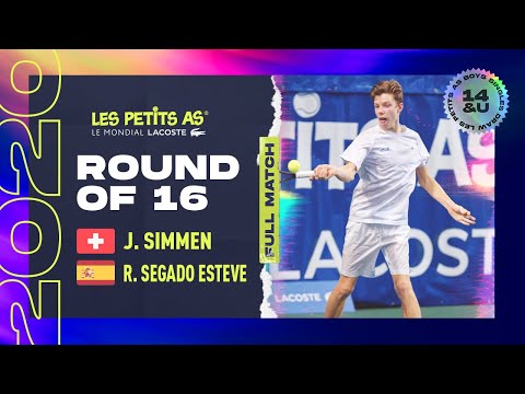 Les Petits As 2020 | Boys Round of 16 | Janis Raffael Simmen vs. Rafael Segado Esteve