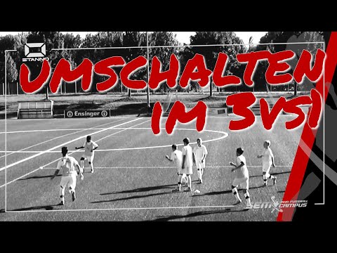 Umschalten im 3 vs 1 - SEM Fußballtraining - 5 002SP