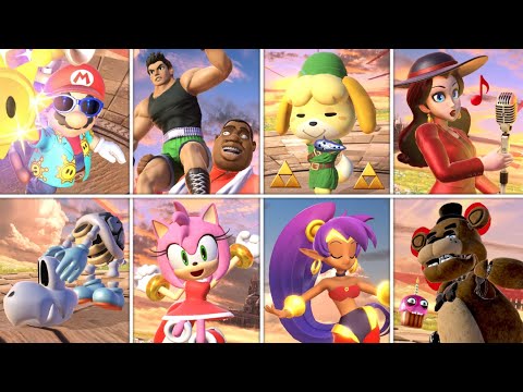45 Custom Victory Animations in SMASH BROS. ULTIMATE!