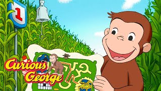 George's Amazing Maze Race! 🐵 Curious George 🐵 Kids Cartoon 🐵 Kids Movies