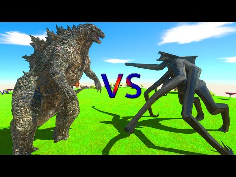 Godzilla 2021 VS Muto Famale - Animal Revolt Battle Simulator