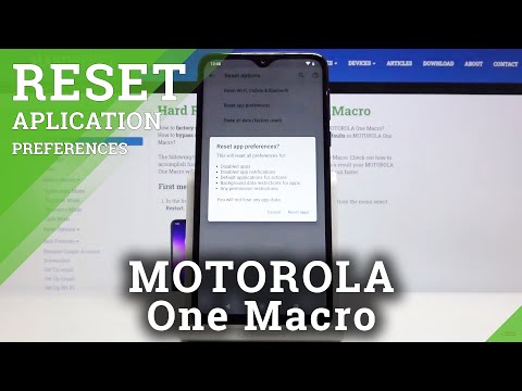 How to Reset App Preferences in MOTOROLA One Macro – Restore Default App Settings