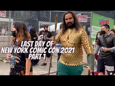 [4K]🇺🇸 Part 1 Last Day of New York Comic Con 2021 Javits Center #superman #ironman #spiderman