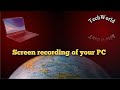 Screen recording on PC | how to record your PC screen 😲#technology #viral #youtubevideo