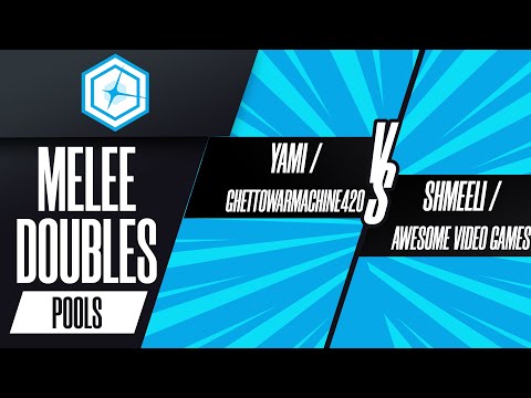 ghettowarmachine420 / YAMI vs Awesome Video Games / shmeeli - Melee Doubles Pools Losers Quarter-Fin