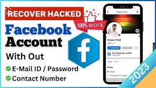 🔥Recover Hacked Facebook Account Without Email, Password And Phone Number -2023 #facebook