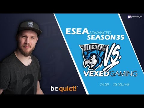 24.09.2020 | Vexed Gaming vs. BLUEJAYS International | de_train | ESEA Advanced | German Cast