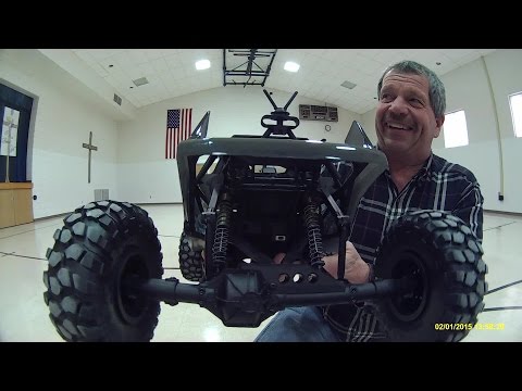 Axial Yeti 1/10 4WD  Rock Racer First Test Runs lots Drifting by Greg