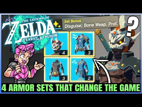 This New Secret Armor Set Makes Your Weapons OP - 4 Best Armor Sets You NEED - Tears of the Kingdom!