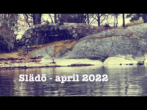 SLÄDÖ från DJUPASUND - Listerby skärgård - 2022-04-13 - Torkö - KSP-värn (Kulsprutevärn) - Huawei