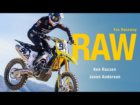 Roczen and Anderson putting in the laps at Fox Raceway