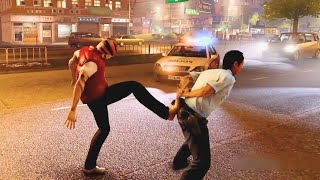 Sleeping Dogs - Masked Psycho Cop Rampage  ( Brutal & Funny Moments )