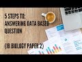 IB Biology Data Analysis: Master 5 Common Database Question Types