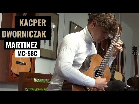 Демонстрация звучания классической гитары Martinez MC-58C