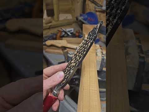 Making an electric guitar neck from scratch #customguitar #bespoke #electricguitar 