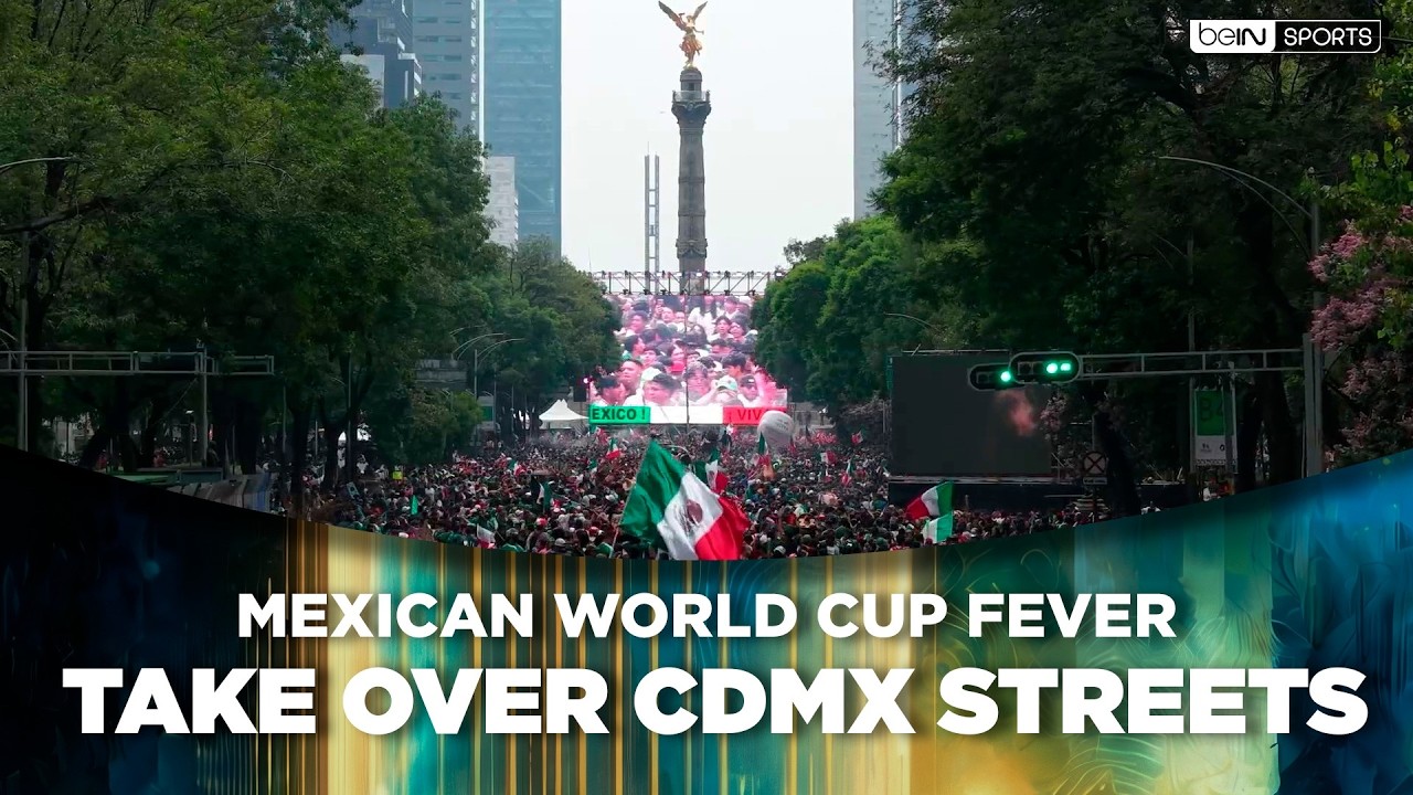 Mexico Fans Take Over the Angel de la Independencia  Before Ecuador Clash | beIN SPORTS