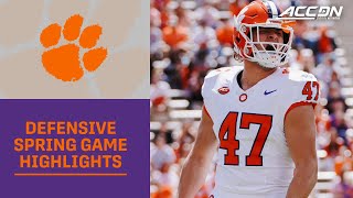 Defense Rules The Day In Clemson's Spring Game