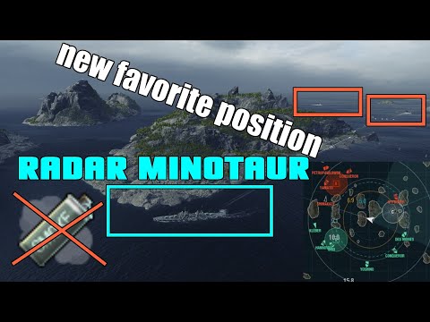 Radar Minotaur - Spezial Middle MAP Position - WOWS