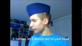 How to Wear an AFJROTC Garrison Cap Properly