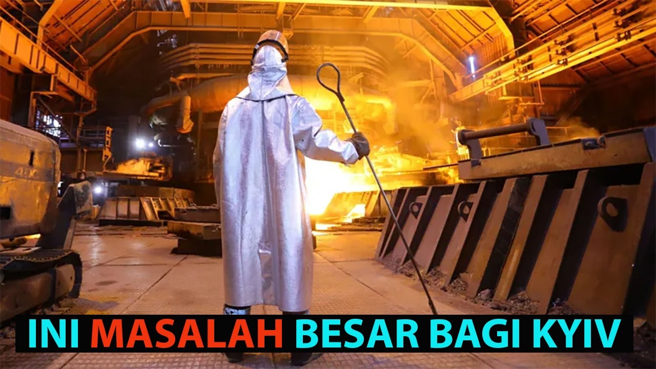 Jadi Andalan, Pabrik Baja  Ukraina Hancur Lebur Digempur Rusia