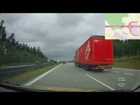 Česko. Dálnice D5, Plzeň-Černice — Rozvadov, 2021, 1x