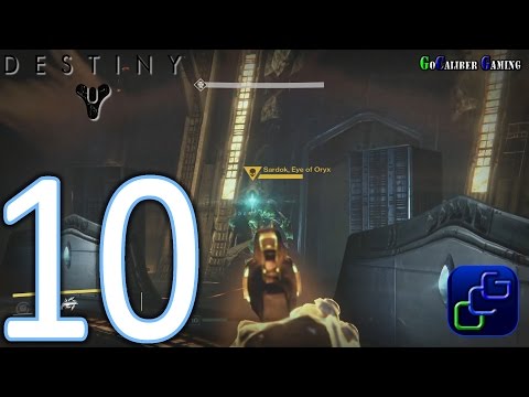 DESTINY PS4 Walkthrough - Part 10 - Level 8 Story: Shrine Of Oryx - Ocean of Storms, Moon