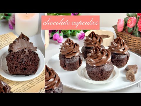 Easy eggless chocolate cupcakes
