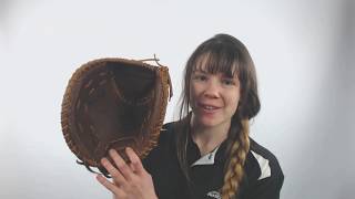 Video thumbnail: Nokona Walnut 32.5" Fastpitch Softball Catcher's Mitt: W-V3250C