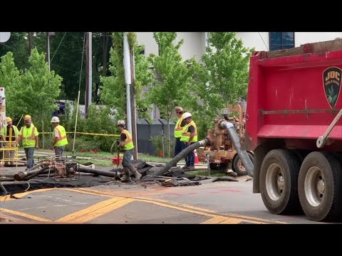NJ Paramus Water Main Break