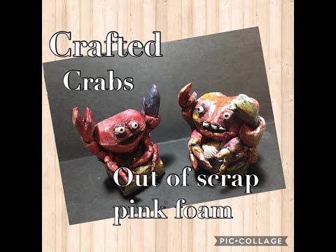 How to Recycle Foam..Into Art *Mixed Media art