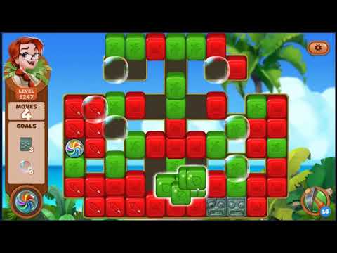 Lost Island Blast Adventure Level 1247 - NO BOOSTERS 🏝️ | SKILLGAMING ✔️