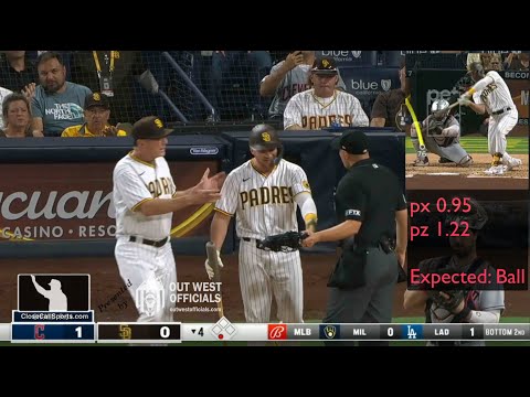 Ejection 141 - Brandon Drury Tossed After Stu Schurwater's Outside Corner Strike 3 Call in San Diego