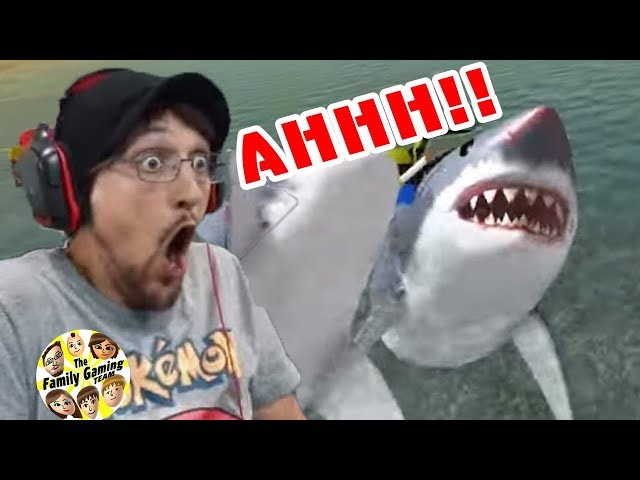 MEGALODON SHARK SCARED ME IN THE OCEAN || The Amazing Frog Part 3 w/ FGTEEV Duddy