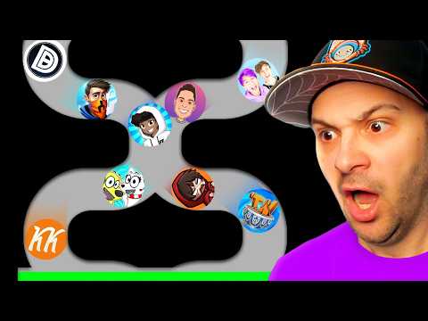 I Made Every YouTuber Race Marbles