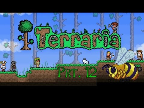 TERRARIA Xbox Lets Play #12 Queen Bee Battle!