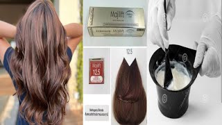 How to caramal Highlights color 12.5/ Majirel colour prectical.full toutrial